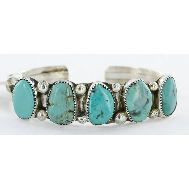 925 Silver Handmade Turquoise bracelet Native American New 925 Silver Handmade Turquoise bracelet Native American New